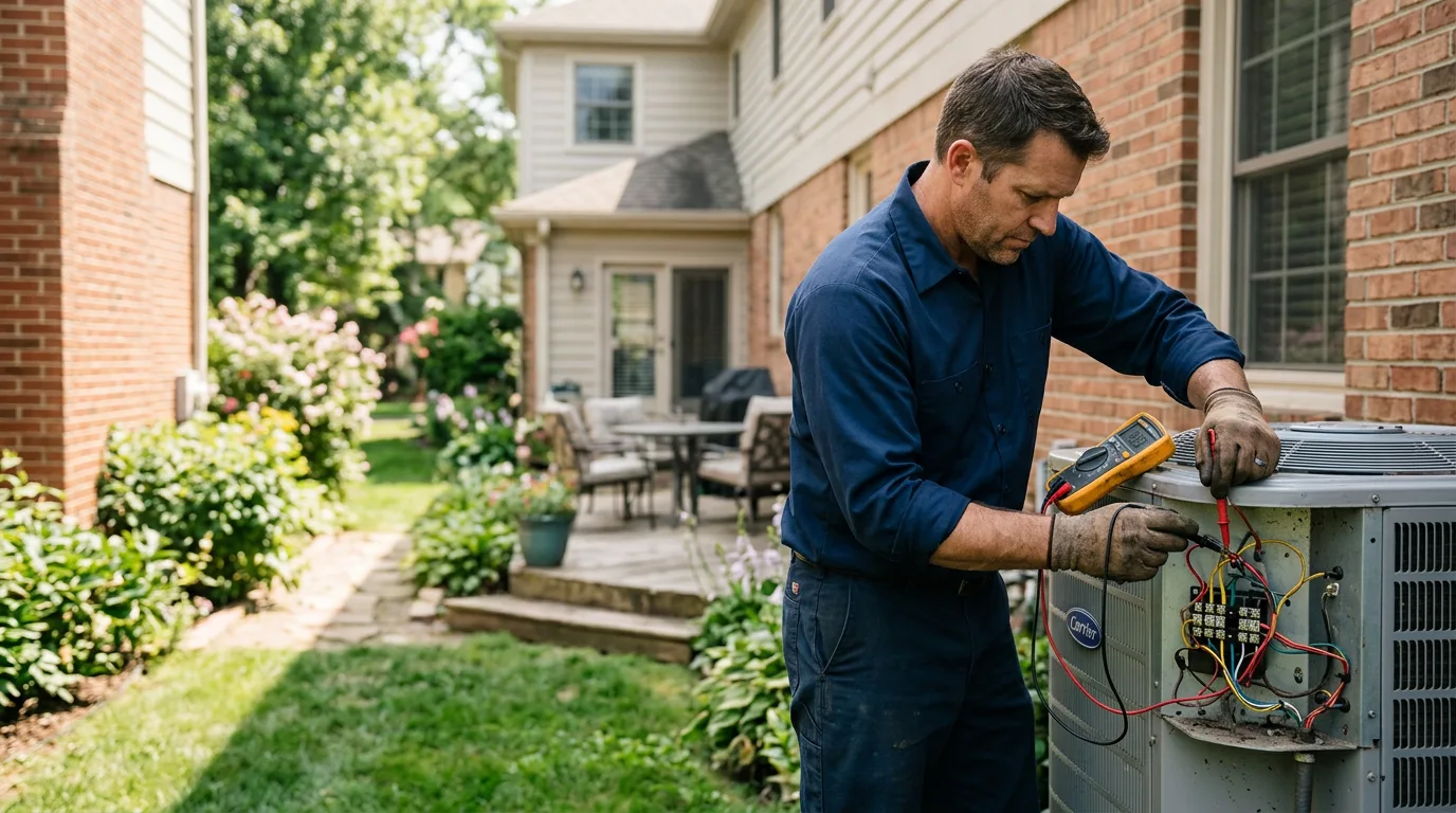 HVAC technician working near Walnut Grove, CA